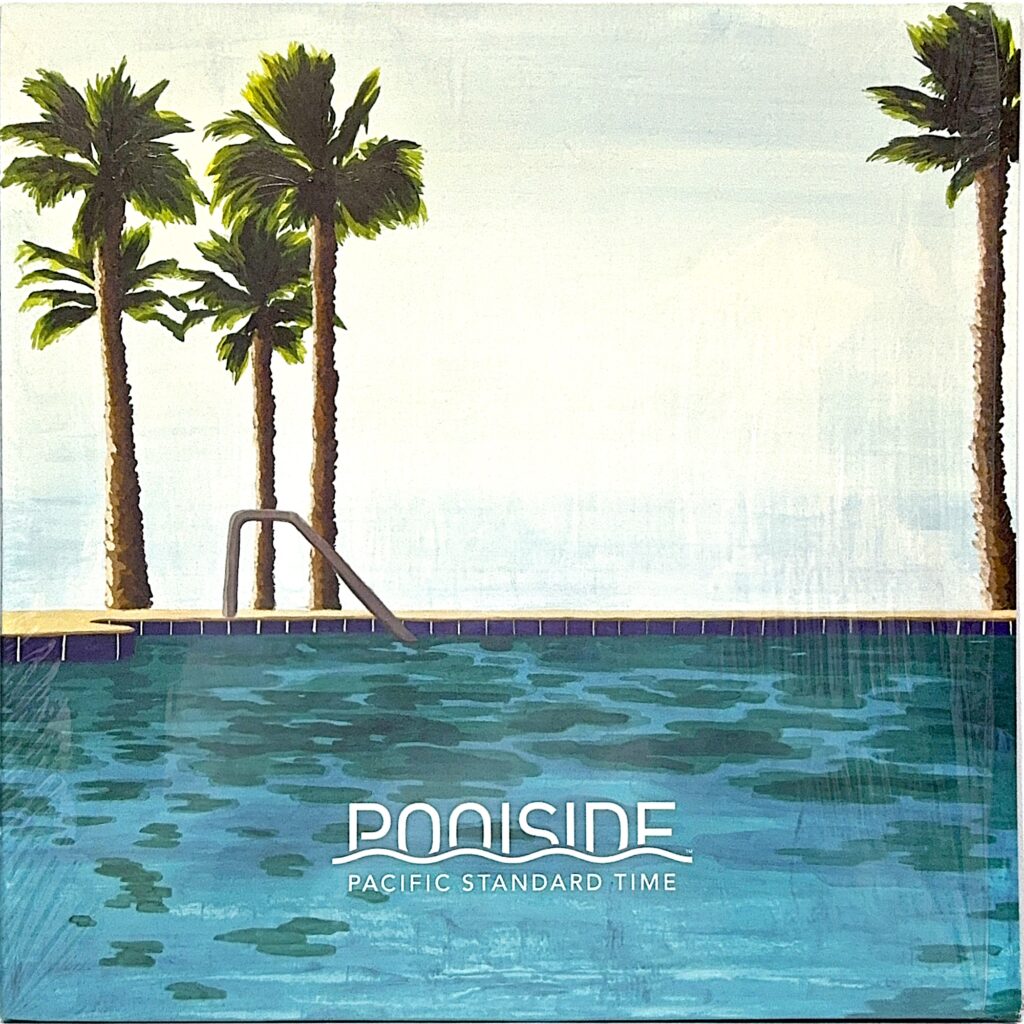 POOLSIDE / Pacific Standard Time *US Original, Translucent Turquoise & Translucent Gold Vinyl